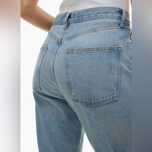 ARITZIA AGOLDE 90s jeans wide leg high rise jeans 24 - Picture 11 of 11